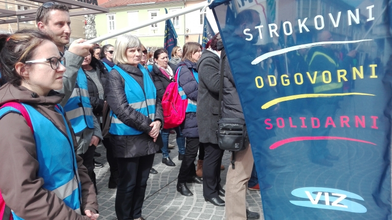 Stavka šolnikov tudi na Ptuju 