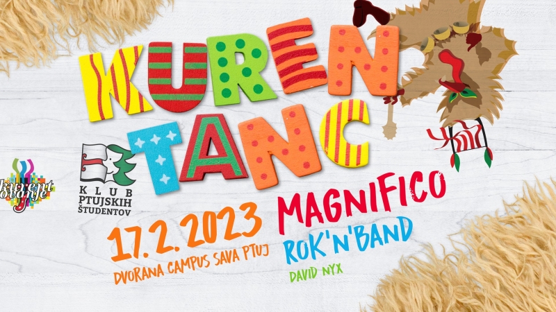 Kurentac z Magnificom in Rok n bandom