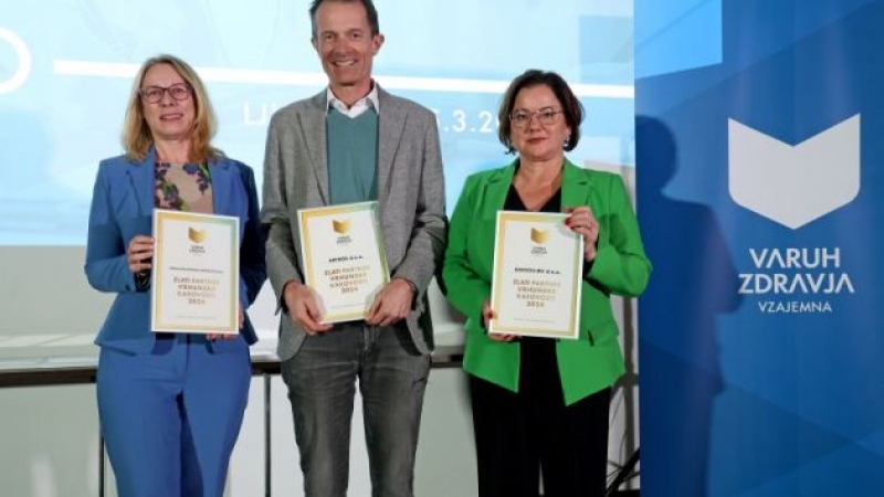 Vzajemna s partnerji gradi zdravo družbo – podeljena priznanja najboljšim izvajalcem iz Mreže Varuha zdravja