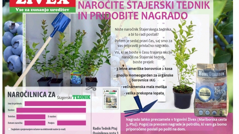NAROČITE ŠTAJERSKI TEDNIK IN PRIDOBITE NAGRADO