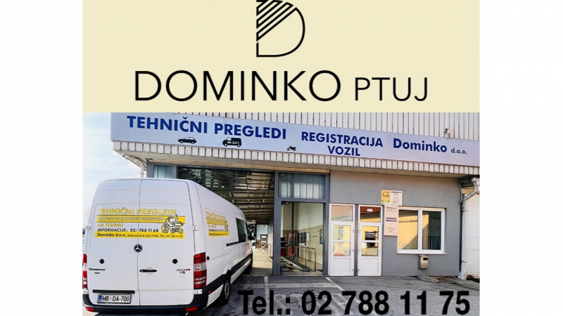 Za varno in dolgoročno vožnjo - Tehnični pregledi Dominko