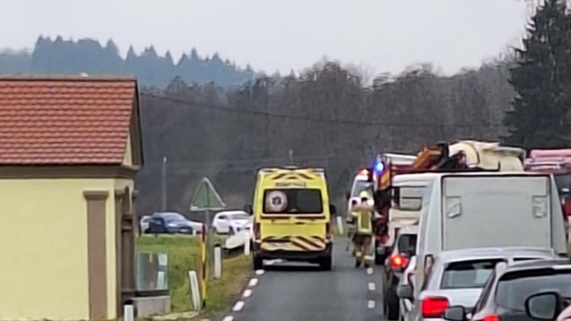 Nesreča na cesti Grajena-Vurberk